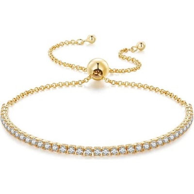 Olivie strieborný náramok GOLD 7900