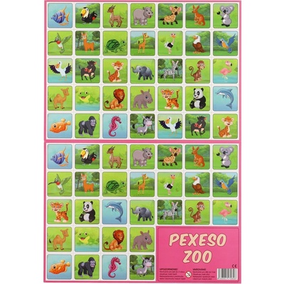 Pexeso ZOO kreslené