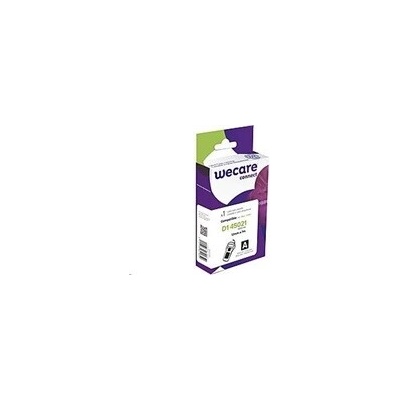 WECARE ARMOR páska pro DYMO S0720610, bílá/černá, 12mm x 7m