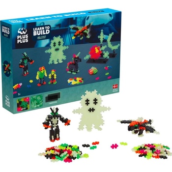 Plus Plus Blocks Naučte se budovat Glow in the Dark Elements