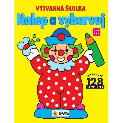 Omaľovánky Nalep a vyfarbuj