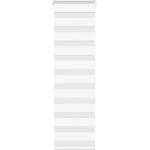 vidaXL Зеброва щора бял 40x150 см ширина на плата 35, 9 см полиестер (4014743)