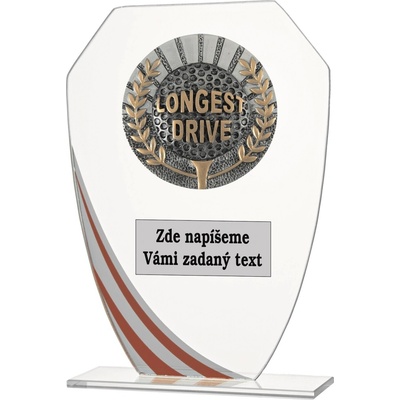 VIZINGR Longest drive sklo W191.08-FG051 W191.08-FG051/17,5 cm