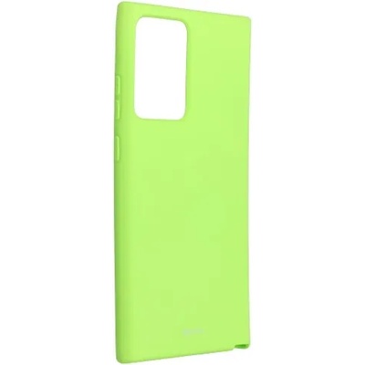 Samsung Силиконов калъф кейс Jelly Roar Colorful за Samsung Note 20 Ultra, лайм
