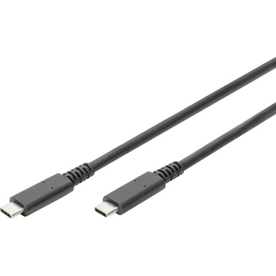 Digitus AK-300343-008-S USB, USB 3.2 Gen2 (USB 3.1 Gen2) USB-C®, USB-C ® zástrčka, 0,8m, černý