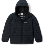 Columbia Детско синтетично яке Columbia Kid's Powder Lite II/1 Hooded Jacket Synthetic jacket - Black - размер 6-7 Years (703-4649-0112)