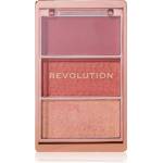 Revolution Blush Icon Palette палитра с ружове цвят Aura Points Rose 9.8 гр