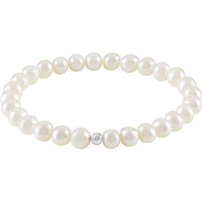 Bliss Дамска перлена гривна с бяло злато Bliss 20092750 (20092750)