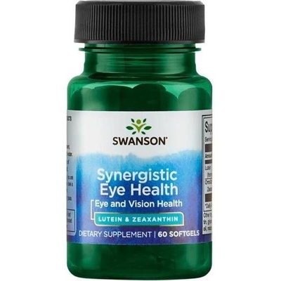 Swanson Lutein a Zeaxantin Synergistic Eye Health 60 kapslí