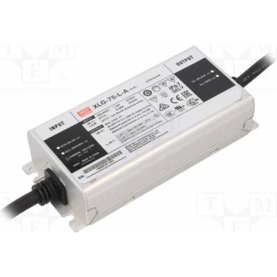 MEAN WELL XLG-75-L-A Napájecí zdroj: spínaný; LED; 75W; 53÷107VDC; 0,35÷1,05A; IP67