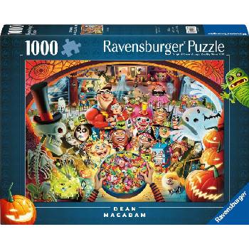 Ravensburger Пъзел Ravensburger от 1000 части - Пакост или лакомство (7012001348)