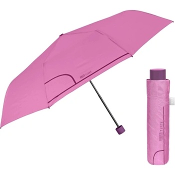 Дамски сгъваем неавтоматичен чадър Perletti Time 26353, Пастелнорозов