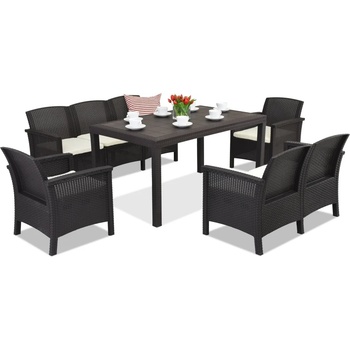 BICA Ратанови мебели Venezia Apetito 7 Bica кафяво (BCVENAP7BR)