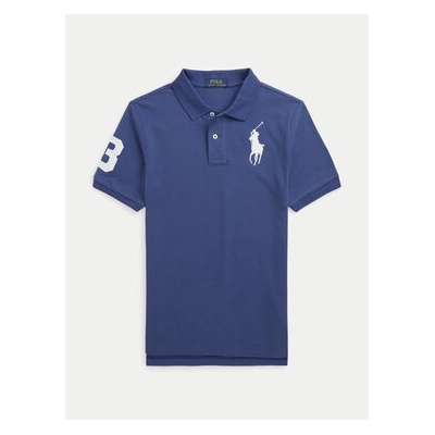 Ralph Lauren Тениска с яка и копчета 323703635103 Син Regular Fit (323703635103)