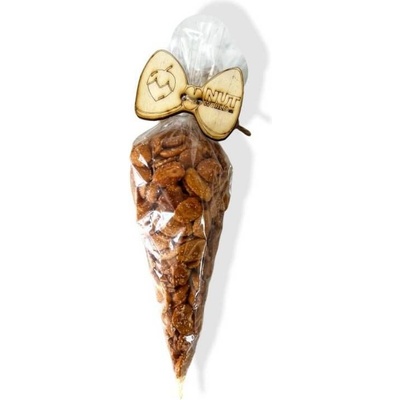 Nutworld Ořechový kornout malý Mandle v medu a soli 150 g