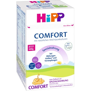 HiPP Адаптирано мляко за кърмачета Hipp - Comfort, опаковка 600 g (2313)