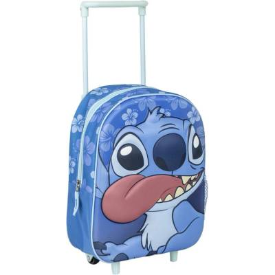 Cerdá Batoh dětský 3D na kolečkách, Stitch