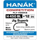 Hanák Competition Muškařský háček jigový Superb černý vel.10 25 ks