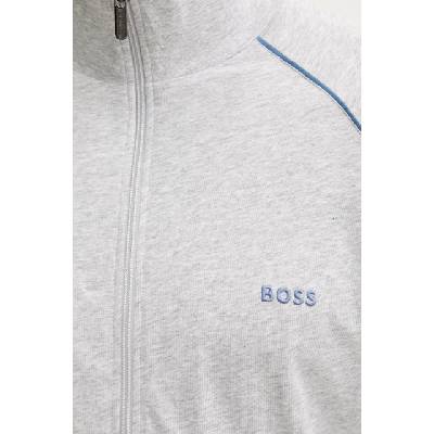 HUGO BOSS суичър с цип мъжки от памук с еластан Mix&Match Jacket Z (50515307)