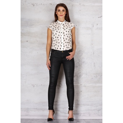 InfiniteYou Woman's Shirt M127 biela