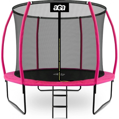 Aga SPORT EXCLUSIVE 305 cm růžová + ochranná síť + žebřík – Zboží Dáma