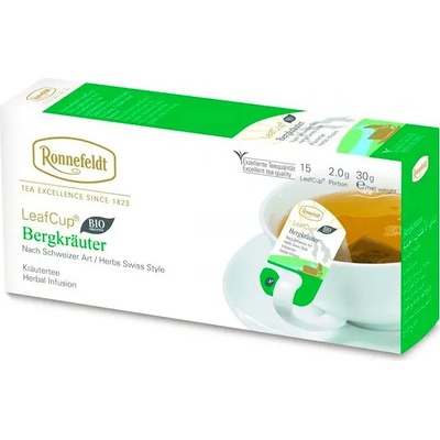 Ronnefeldt LeafCup Bergkräuter čaj 15 x 2 g