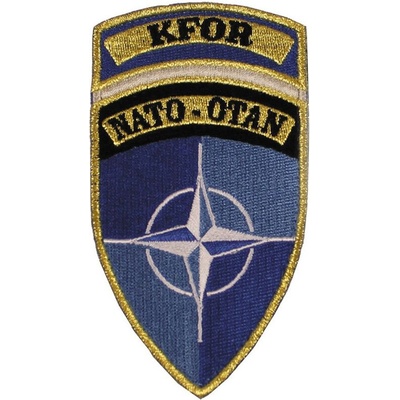 MFH Nášivka na suchý zip "KFOR" NATO-OTAN - modrá – Hledejceny.cz
