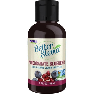 NOW Better Stevia Liquid | Different Flavors [59 мл] Нар и синя боровинка