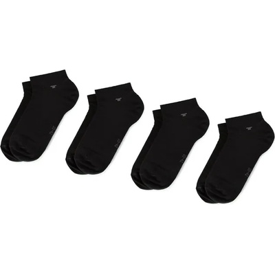 Tom Tailor Комплект 4 чифта къси чорапи унисекс Tom Tailor 9415 Черен (9415)