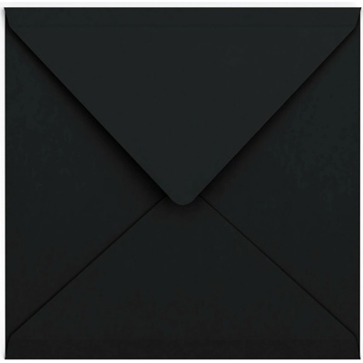 Černá obálka 155x155 mm
