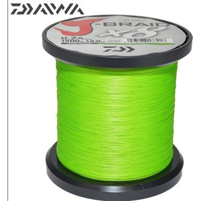 Daiwa šňůra J-Braid X8 Chartreuse 1m 0,13mm 8kg