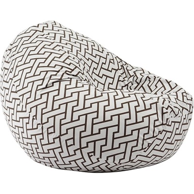 PUFRELAX Пуф круша 520л. , Nirvana Gigant, Zappity Brown, Перящ се калъф, Пълнеж от Полистиролни перли, Гама Premium (PUF-G-NGG-PT-ZAB)