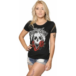 Metal mulisha дамска тениска metal mulisha - skulls n roses - черна_mwtss2008.01