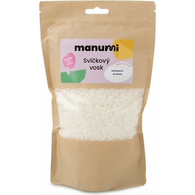 Manumi kokosový vosk na sviečky z foriem 500 g - 1 balenie