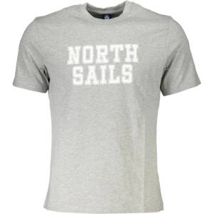 North sails Мъжка тениска с къс ръкав north sails, Цвят Сив (902834000_gr0926)