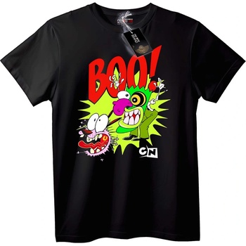 NOONEBRAND Тениска Cartoon Network БУУ! - XL, Black