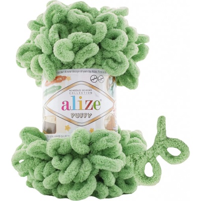 Alize Příze Puffy 103 zelené jablko