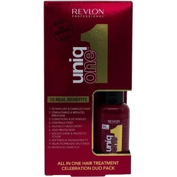Revlon Professional Uniq One bezoplachová péče na vlasy Uniq One 150 ml + bezoplachová péče na vlasy Uniq One 50 ml darčeková sada