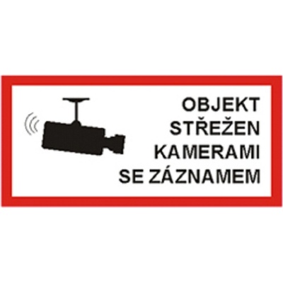 Objekt střežen kamerami se záznamem-samo