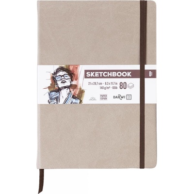 Darwi Dfy Скицник 80 A4 140 g Taupe (DF80021290004C)