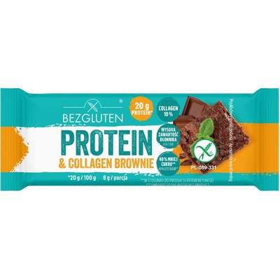 Bezgluten Protein & Collagen Brownie 40 g