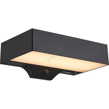 Nordlux - LED соларен стенен фенер MONAY LED/5W/5V IP44 с сензор (NX0480)