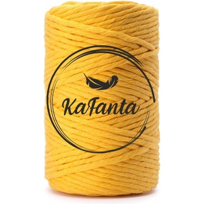Macrame priadza KaFanta PREMIUM 3mm/200m - classic yellow