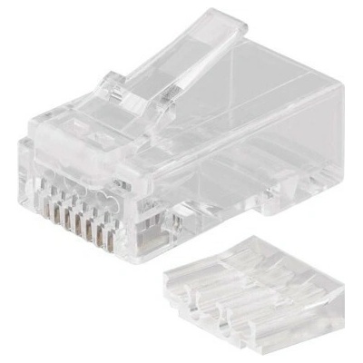 EMOS Konektor RJ45 pro UTP kabel (drát), bílý 1821000700
