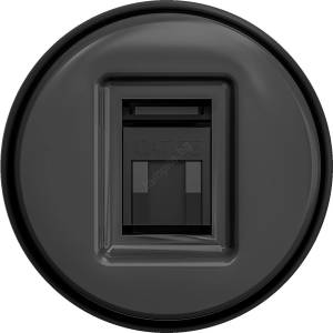 Kliklap - Ретро дата контакт без рамка, антрацит (KA0082)