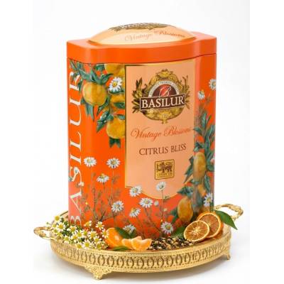 Basilur Vintage Blossoms Citrus Bliss plech 100 g