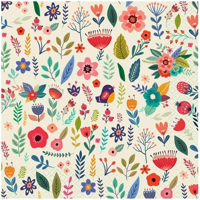 Godan decorations Ubrousky Summer Collection Bavte se light certifikát FSC 20ks 33x33cm