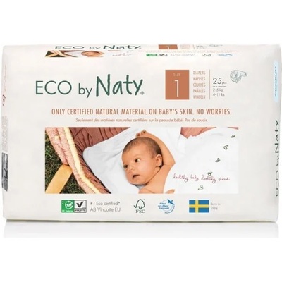 Naty Екологични Бебешки пелени Еco by Naty 1 от2-5кг 25бр (n-839232)