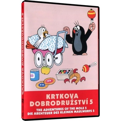 Krtkova dobrodružství 5 papírový obal DVD