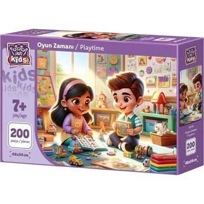 Art Puzzle Детски пъзел Art Puzzle от 200 части - Време за игра (35546)